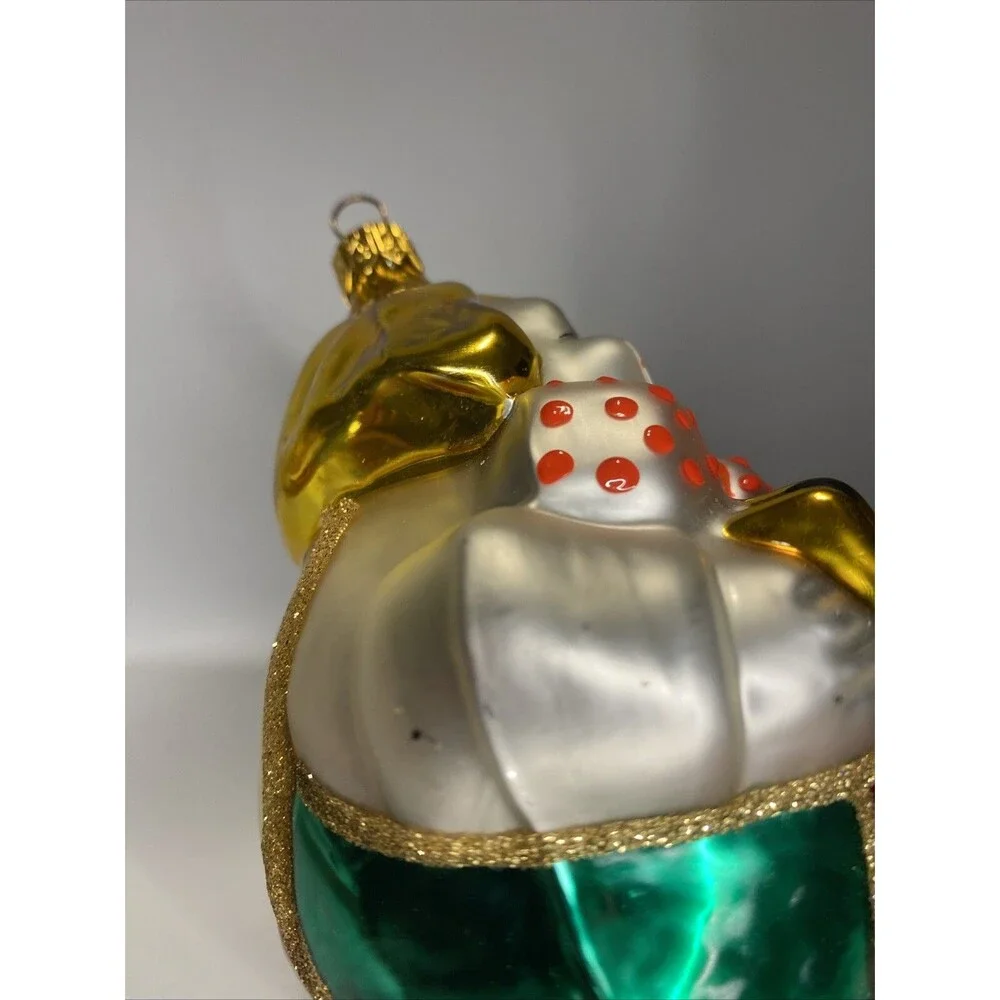 Kurt S Adler Polonaise Christmas Ornament Clown Musician Playing Accordion